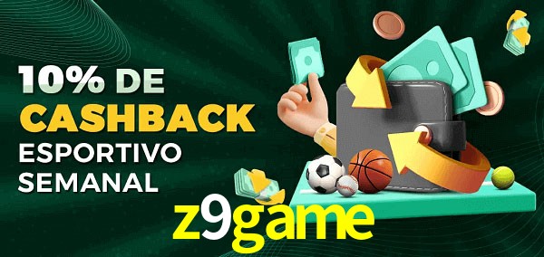 10% de bônus de cashback na z9game